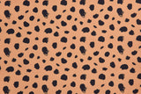 Softshell Digital Speckles Print Fabric - G.k Fashion Fabrics Caramel / Swatch 10cm x 10cm softshell