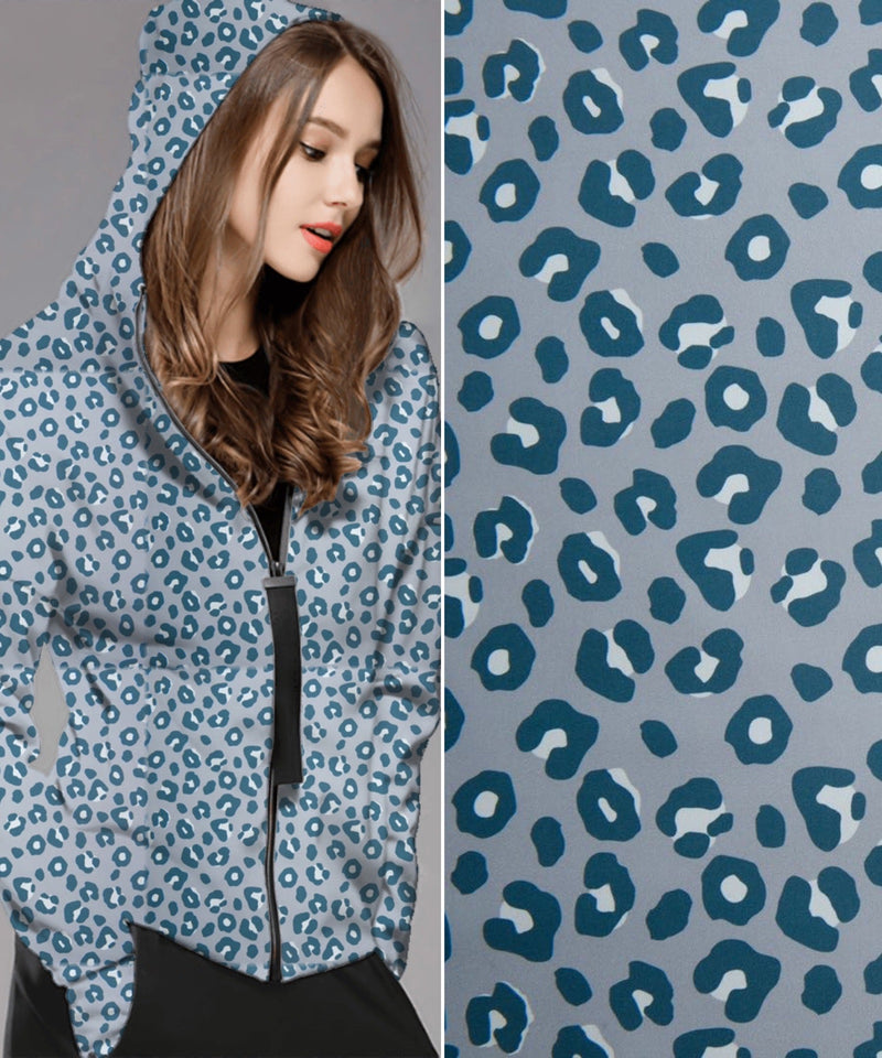 Softshell Fabric Leopard Waterproof Water Repellent Resistant - G.k Fashion Fabrics softshell