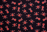 Softshell fabric Skeleton Print Waterproof Water Repellent Resistant - G.k Fashion Fabrics softshell