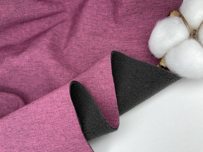 Softshell melange fabric - G.k Fashion Fabrics Pink / Price per Half Yard softshell