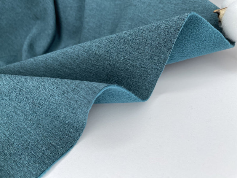 Softshell melange fabric - G.k Fashion Fabrics Light Green / Price per Half Yard softshell