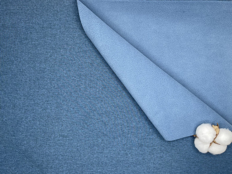 Softshell melange fabric - G.k Fashion Fabrics Light Blue / Price per Half Yard softshell