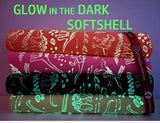 Softshell Neon Glow in the Dark Dinosaur Print Fabric - G.k Fashion Fabrics fabric