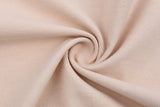 Solid Cotton Flannel Fabric - G.k Fashion Fabrics Creme - 81 / Price per Half Yard