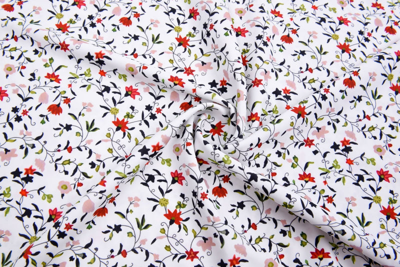 Spring Floral Print Nylon Swimwear Fabric - WHWJH1172A - G.k Fashion Fabrics swimwear