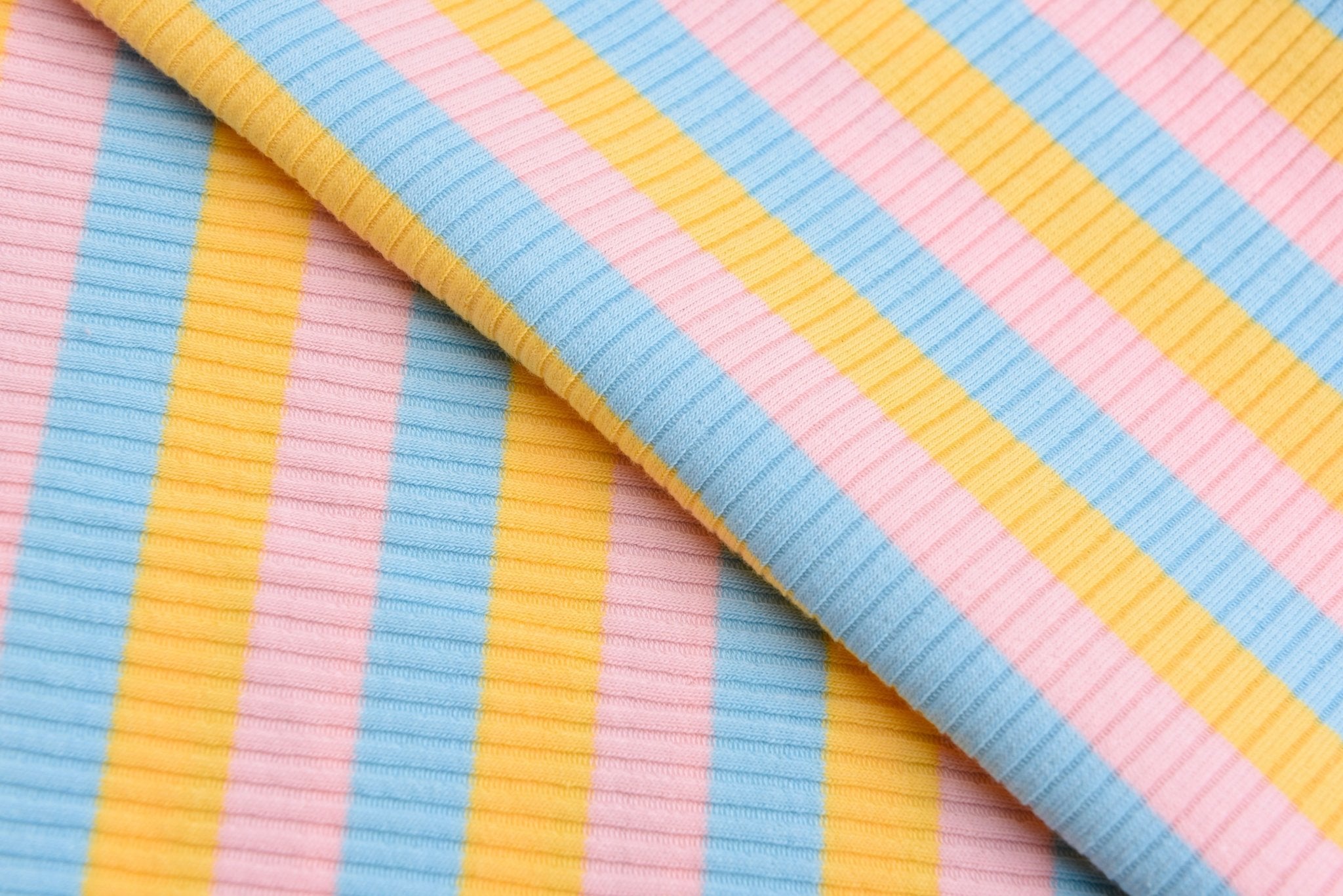 Striped Rib Knit Cotton Jersey Fabric - S1037 – G.k Fashion Fabrics