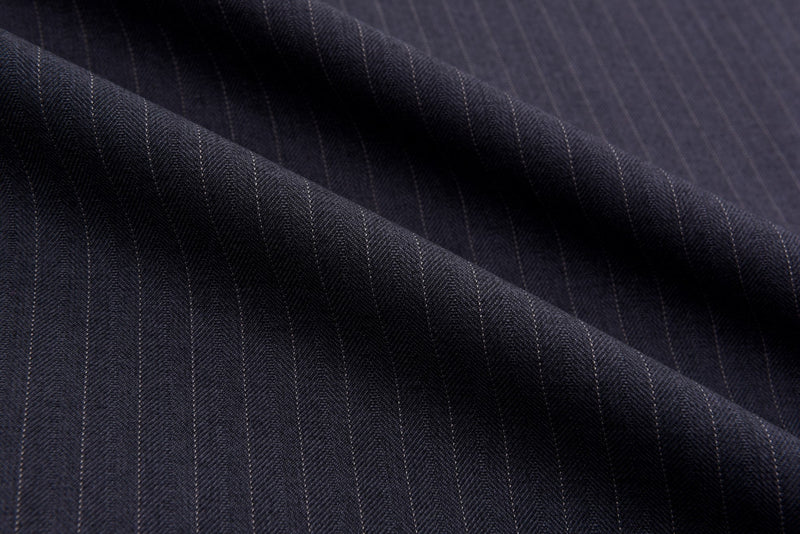 Striped Wool Blend Suiting Fabric - 6428 - G.k Fashion Fabrics Suiting Fabric