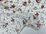 Summer Floral - Washed 100% Cotton Poplin Reactive Print - 9127 - G.k Fashion Fabrics cotton poplin