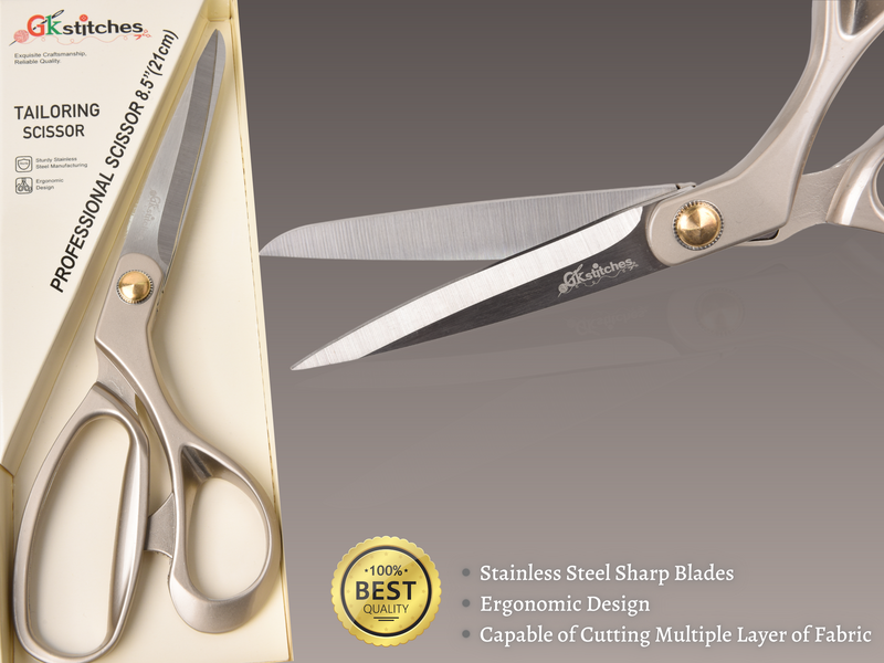 Professional Tailoring Scissors 8.5" (21 cm) - G.k Fashion Fabrics