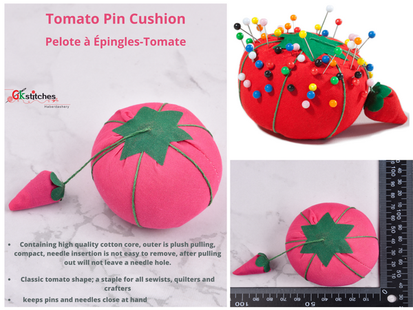 Tomato Pin Cushion - G.k Fashion Fabrics Haderdashry