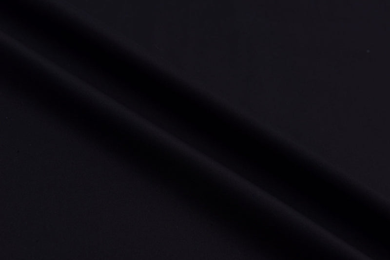 Tricot Nylon Spandex Fabric -Black Matte Finish / 4 Way Stretch 60in Width  - Swimwear- Sportswear