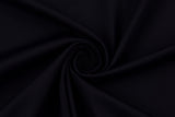 Tricot Nylon Spandex Fabric -Black Matte Finish / 4 Way Stretch 60in Width - Swimwear- Sportswear - G.k Fashion Fabrics