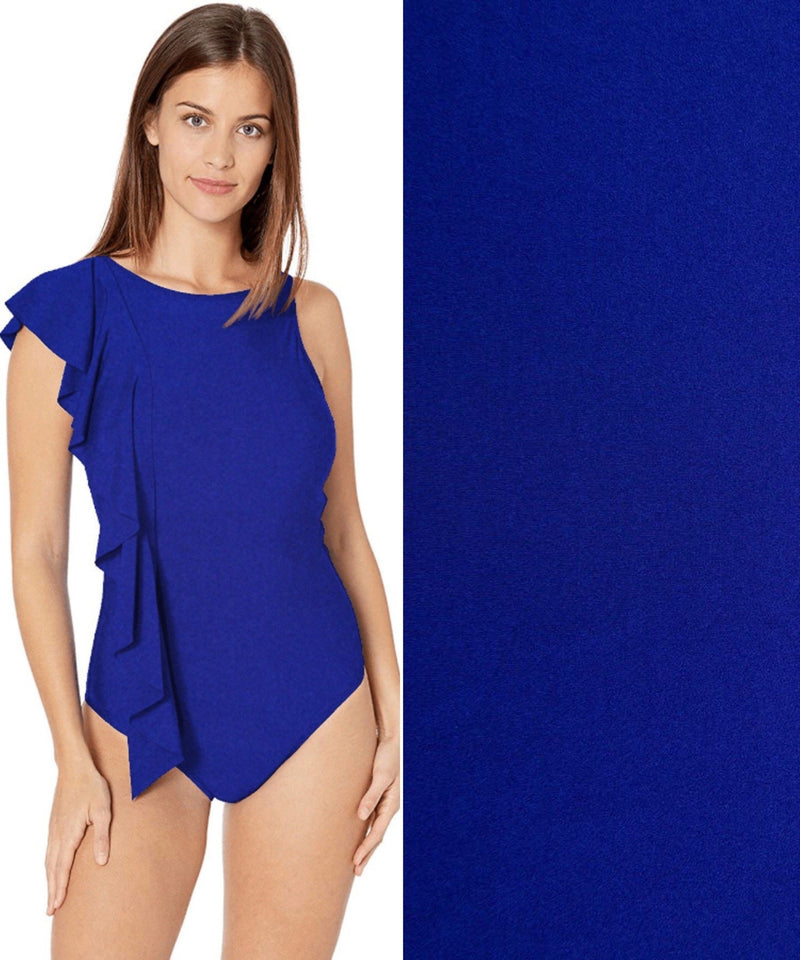 Slick Lycra Fabric Nylon Spandex Cloth 4Way Stretch Blue 58Width Deck  Cloth Sportswear Dress 