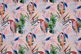 Tropical Parrot- Viscose Spandex Jersey Fabric - 5093 - G.k Fashion Fabrics