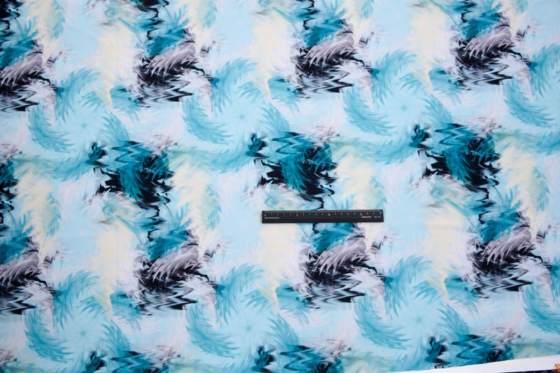 Magic Butterfly Print Nylon Swimwear Fabric - WHY567B