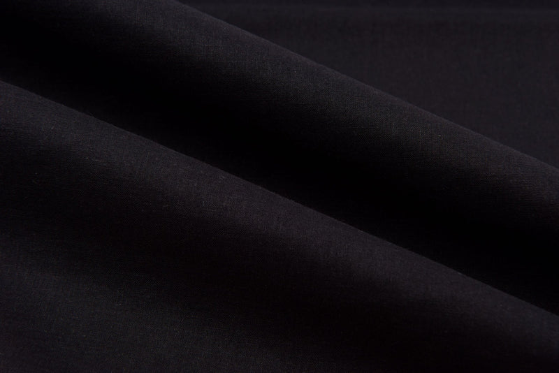Voile Lawn cotton Fabric, 100% Cotton, sheer gauze muslin fabric - G.k Fashion Fabrics Black - 003 / Price per Half Yard seersucker