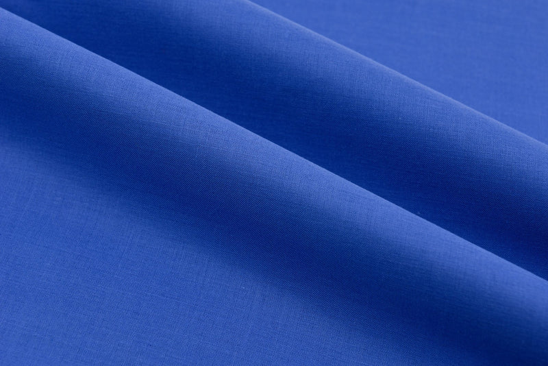 Voile Lawn cotton Fabric, 100% Cotton, sheer gauze muslin fabric - G.k Fashion Fabrics Royal Blue - 020 / Price per Half Yard seersucker