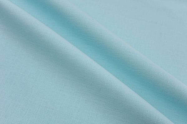 Voile Lawn cotton Fabric, 100% Cotton - G.k Fashion Fabrics Light Aqua - 011 / Price per Half Yard seersucker