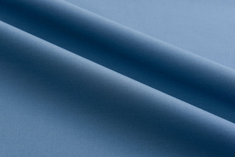 Washed Stretch Cotton Poplin solid fabric Superior vibrant colors - S6417 - G.k Fashion Fabrics Adriatic blue - 74 / Price per Half Yard Cotton Poplin