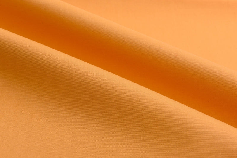Washed Stretch Cotton Poplin solid fabric Superior vibrant colors - S6417 - G.k Fashion Fabrics Apricot - 83 / Price per Half Yard Cotton Poplin