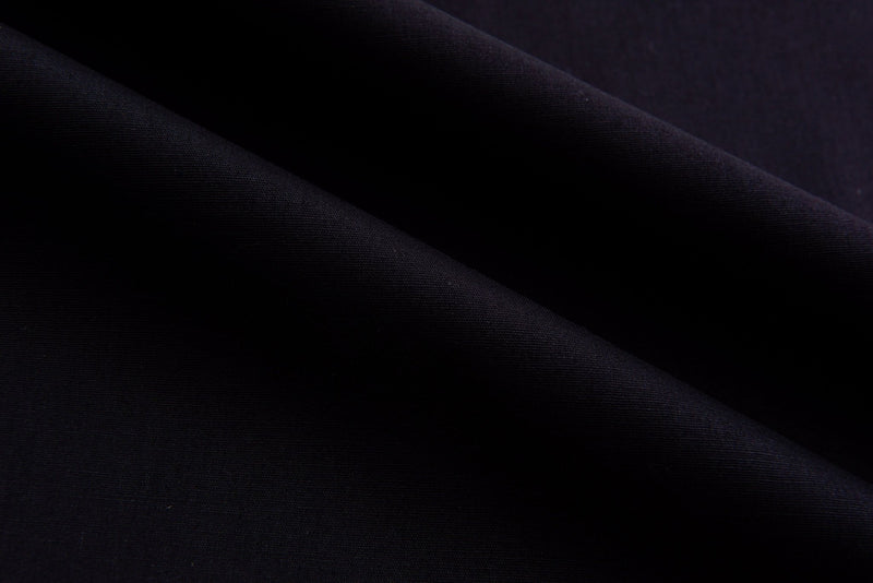 Washed Stretch Cotton Poplin solid fabric Superior vibrant colors - S6417 - G.k Fashion Fabrics Black - 3 / Price per Half Yard Cotton Poplin