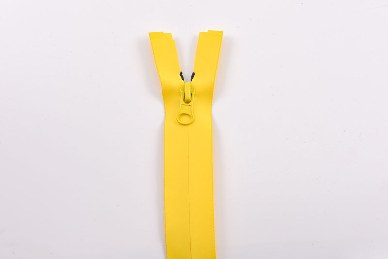 Waterproof Zippers Open End 60 CM - G.k Fashion Fabrics Yellow - 110 / 60 cm (open end) Zippers