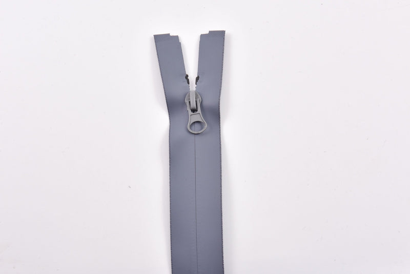 Waterproof Zippers Open End 60 CM - G.k Fashion Fabrics Med Grey - 319 / 60 cm (open end) Zippers
