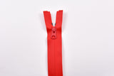 Waterproof Zippers Open End 60 CM - G.k Fashion Fabrics Red - 162 / 60 cm (open end) Zippers