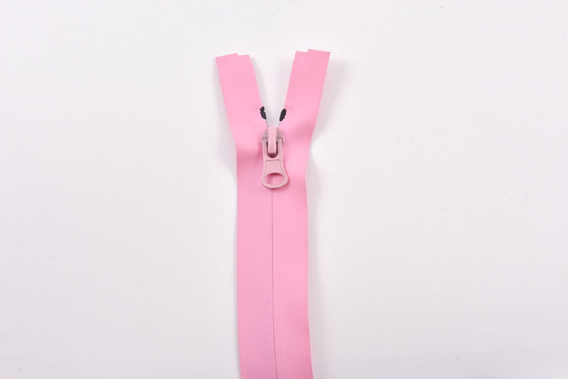 Waterproof Zippers Open End 60 CM - G.k Fashion Fabrics Baby Pink - 134 / 60 cm (open end) Zippers