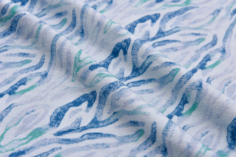 Waves - Viscose Spandex Jersey Fabric - 5092 - G.k Fashion Fabrics
