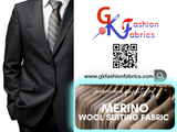 Wool Blend Suiting Fabric - 6429 - G.k Fashion Fabrics Suiting Fabric