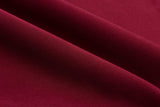 Wool Touch 4 way Spandex Gabardine fabric - G.k Fashion Fabrics Bordeaux - 5 / Price per Half Yard satin