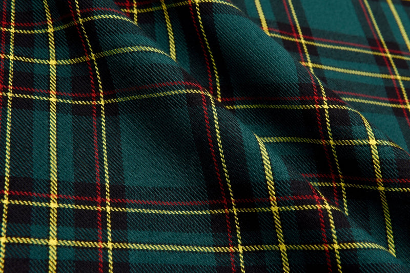 Woven Tartan Scottish Plaid Checks Fabric