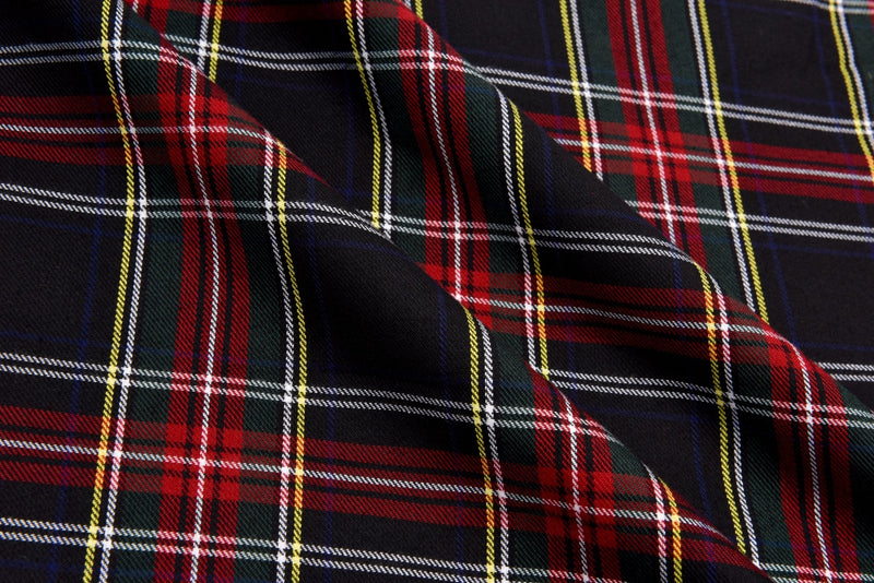 Red Original Scottish Tartan Fabric, Tartan Fabric by the Yard, COTTON  Fabric, blue Plaid Fabric, Plaid Fabric, classic tartan fabric -   Portugal
