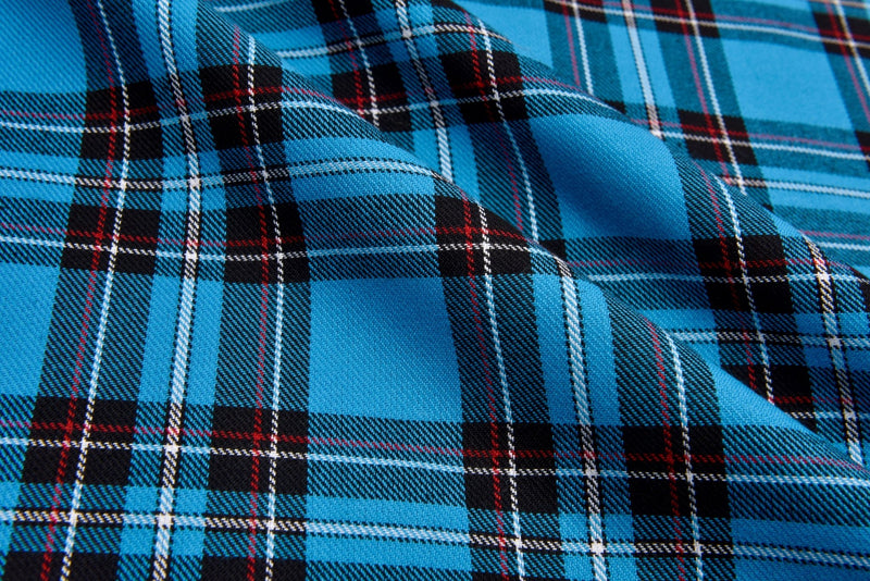 Red Original Scottish Tartan Fabric, Tartan Fabric by the Yard, COTTON  Fabric, blue Plaid Fabric, Plaid Fabric, classic tartan fabric -   Portugal